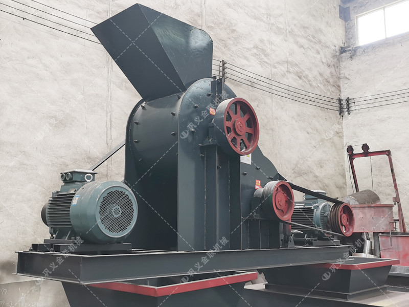 600X600雙級粉碎機發往陜西寶雞_破碎爐渣