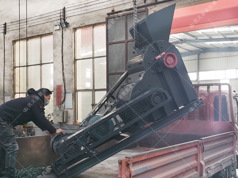 SCF600*600雙級粉碎機發(fā)貨圖片_發(fā)往山東_破碎電石渣